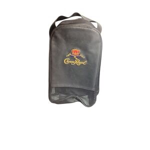 Crown Royal‎ Black Shoe Bag Golf Pouch Travel Accessories